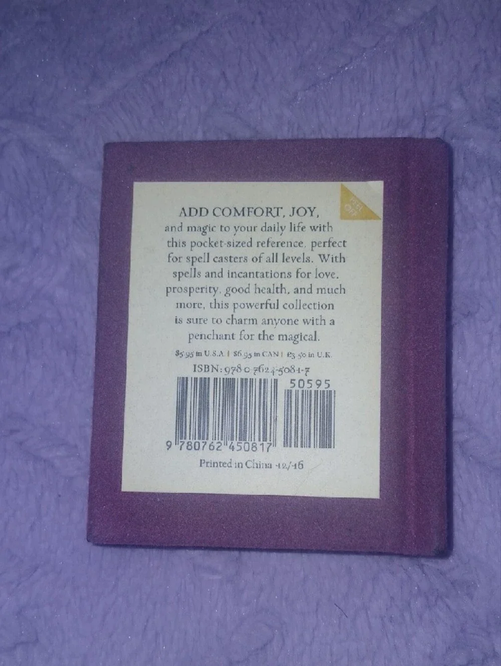 The Witches' Spell Mini-Book for Love, Happiness, and Success 3x3